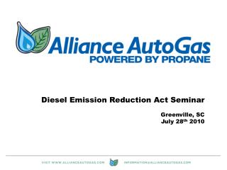 Diesel Emission Reduction Act Seminar Greenville, SC July 28 th 2010