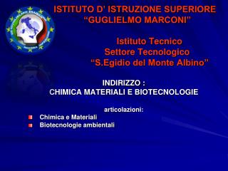 ISTITUTO D’ ISTRUZIONE SUPERIORE “GUGLIELMO MARCONI”