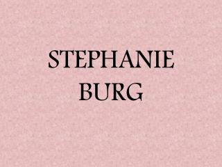 From rigid and obsessive to trusting yourself: Stephanie Bur