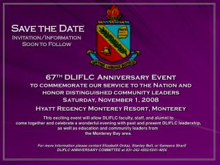 67 th DLIFLC Anniversary Event