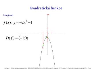 Kvadratická funkce