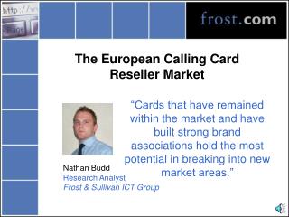 The European Calling Card Reseller Market