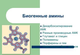 Биогенные амины