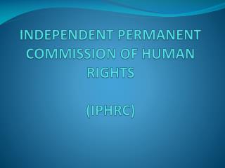 I- References to human rights in the basic documents: