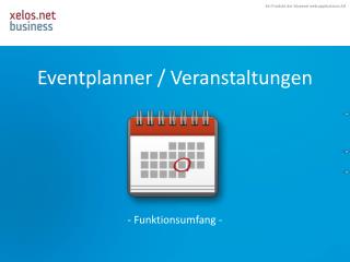 Eventplanner / Veranstaltungen