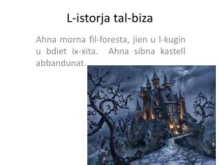 L- istorja tal-biza