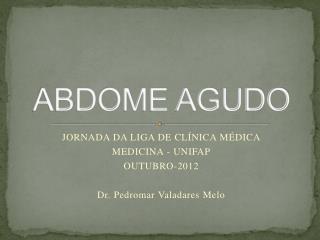 ABDOME AGUDO