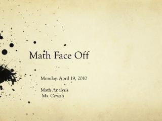 Math Face Off