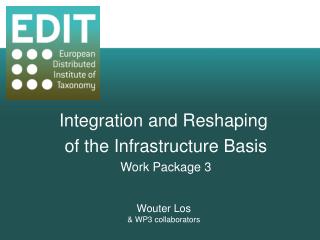 Integration and Reshaping of the Infrastructure Basis Work Package 3