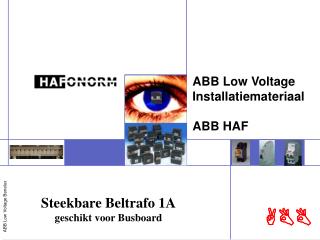 ABB Low Voltage Installatiemateriaal ABB HAF