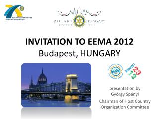 INVITATION TO EEMA 2012 Budapest, HUNGARY