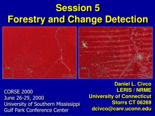 Session 5 Forestry and Change Detection