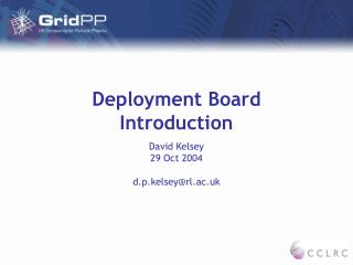 Deployment Board Introduction