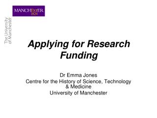 Applying for Research Funding