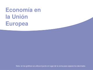 Economía en la Unión Europea