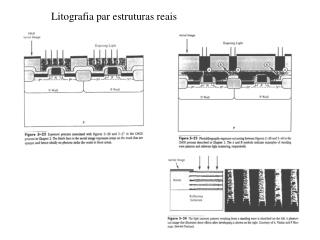 Litografia par estruturas reais