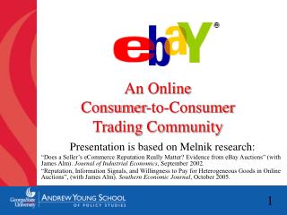 An Online Consumer-to-Consumer Trading Community