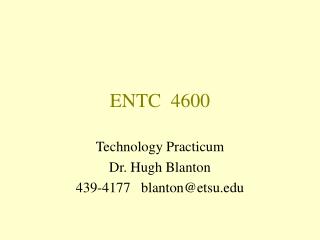 ENTC 4600