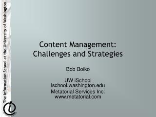 Content Management: Challenges and Strategies