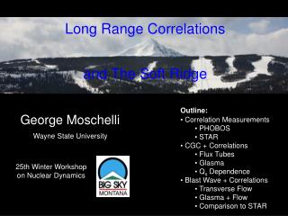 Long Range Correlations and The Soft Ridge