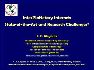 InterPlanetary Internet Deep Space Network