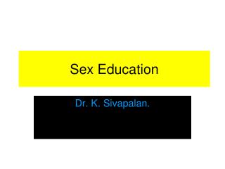 Sex Education