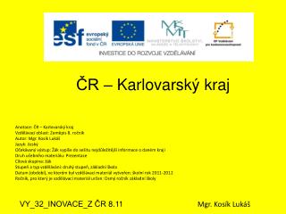 ČR – Karlovarský kraj