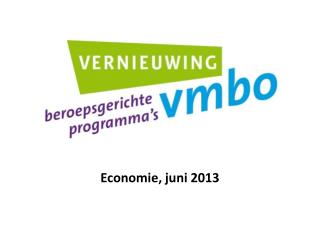 Economie, juni 2013