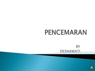 PENCEMARAN