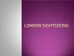 London sightseeing