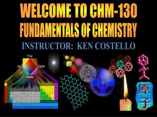 WELCOME TO CHM-130