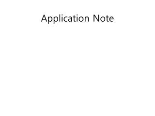 Application Note