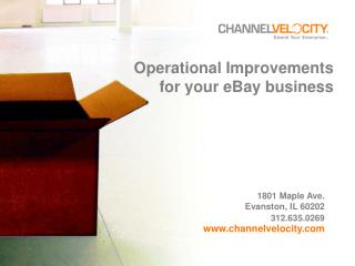 Operational Improvements for your eBay business