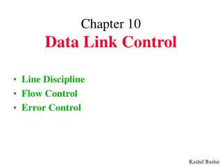 Chapter 10 Data Link Control