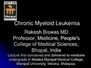 Chronic Myeloid Leukemia