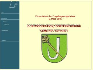 DORFMODERATION/ DORFERNEUERUNG