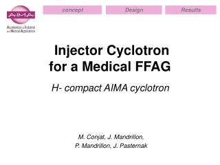 Injector Cyclotron for a Medical FFAG