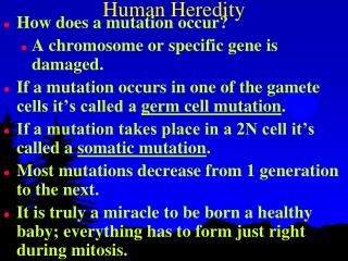 Human Heredity