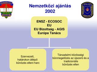 Nemzetközi ajánlás 2002