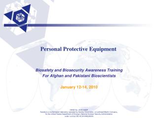 Personal Protective Equipment