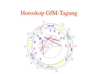 Horoskop GfM-Tagung