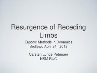 Resurgence of Receding Limbs