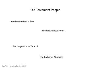 Old Testament People