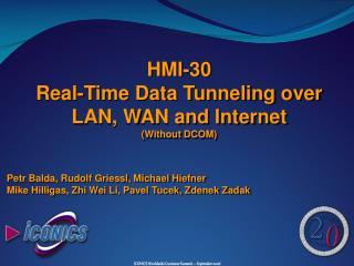 HMI-30 Real-Time Data Tunneling over LAN, WAN and Internet (Without DCOM)