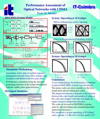 Performance Assessment of Optical Networks with CDMA