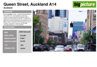 Queen Street, Auckland A14 Auckland