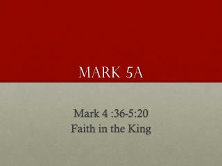 Mark 5a