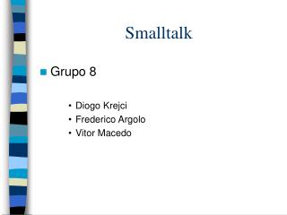 Smalltalk