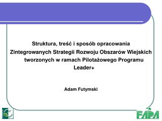 Struktura, treść i sposób opracowania