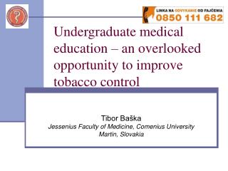 Undergraduate medical education – an overlooked opportunity to improve tobacco control